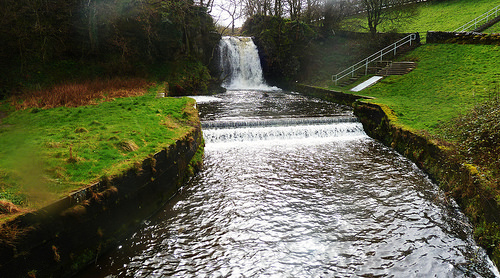 Waterfall, Dams to Darnley, Glasgow, Scotland
