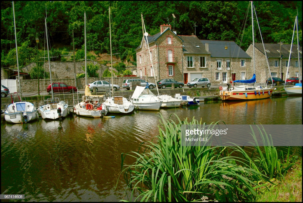 Dinan et la rivière la Rance, vallée de la Rance, Côtes d'Armor, France