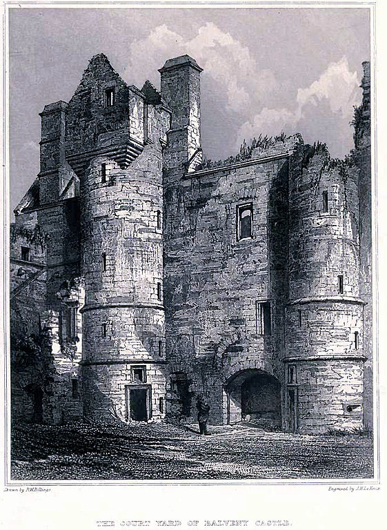 The Courtyard of Balvenie Castle